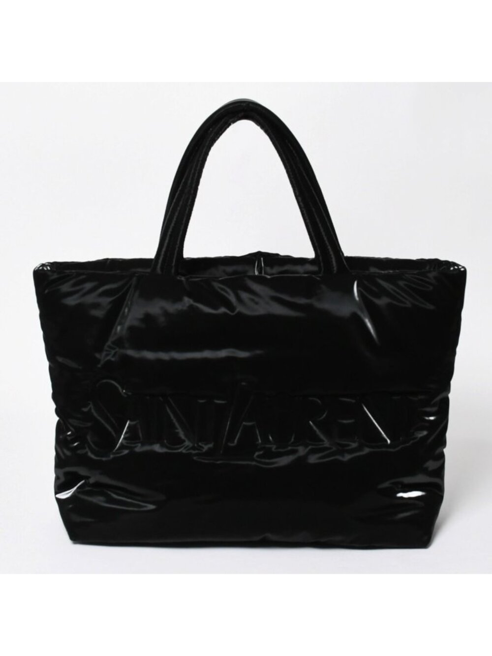 Saint Laurent Paris Tote Bag Leather Black